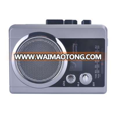 Cassette Player with AM/FM support record voice into Tape ezcap237