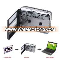 Factory USB2.0 Portable Tape to PC Super Cassette To MP3 Audio Music CD Digital Player Converter Capture Recorder